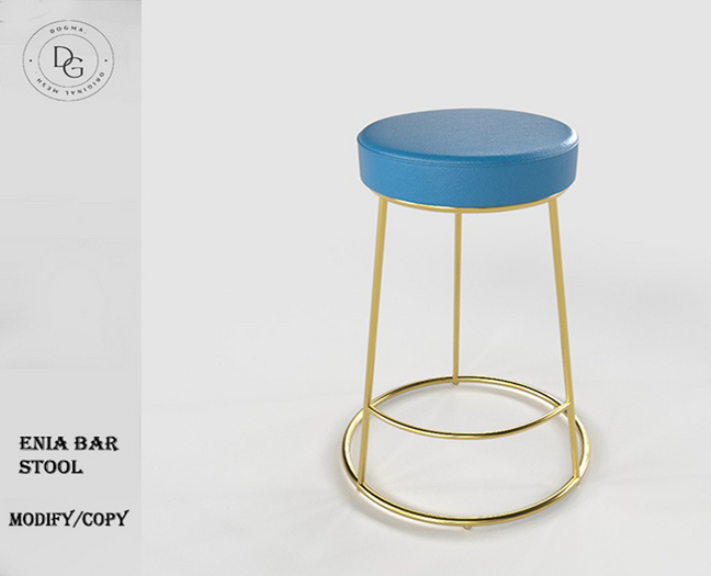 [Dogma] Enia Bar Stool Blue