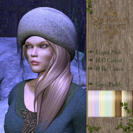 Dreaming Thicket - Snowdrop Hat/Hair - Starlight