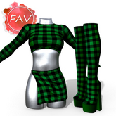 Tartan St Patricks Ines Outfit LaraX Reborn Legacy