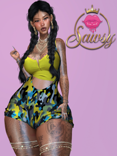 -S- Vicky Outfit  - Yellow