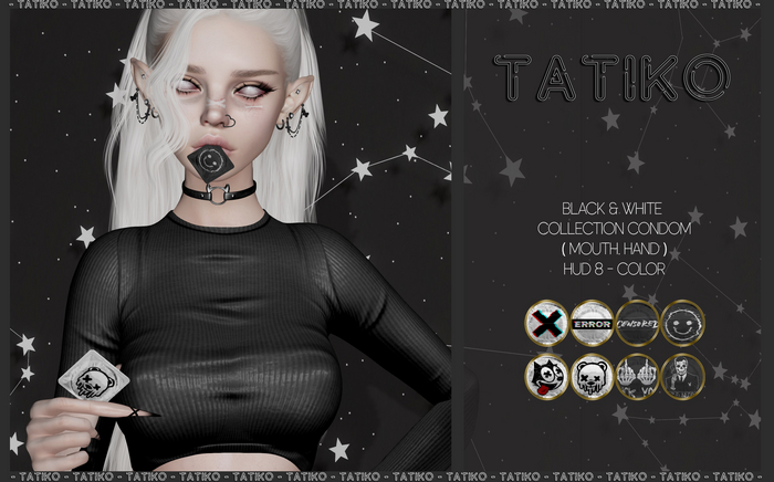 Tatiko - Black & White Collection Condom
