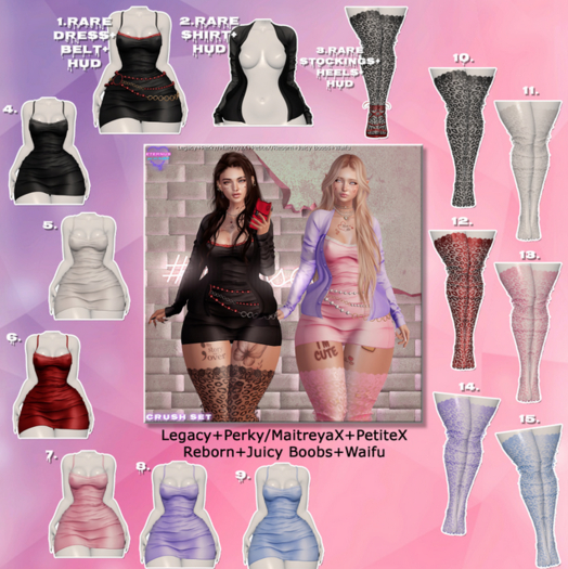 3. [Eternus] Crush Stockings+Heels (Legacy) RARE