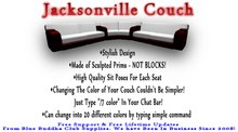 ** SALE ONLY 1 L ** Jacksonville Couch * Any Color Scripted *