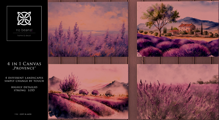 [nb!] - 4 in 1 Canvas "Provence" ADD