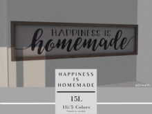 aDream. Happiness is Homemade