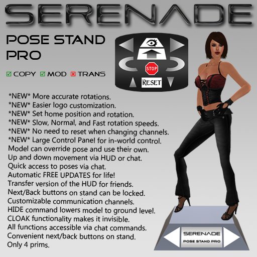 SERENADE Pose Stand Pro v4.0, poses, photography, photo studio