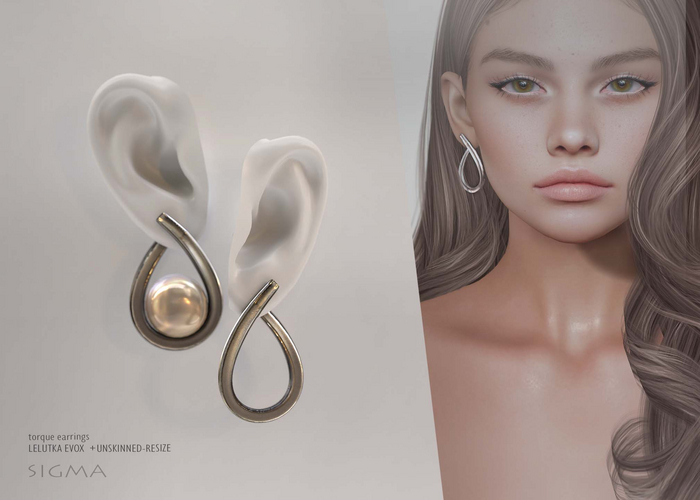 SIGMA Torque earrings 