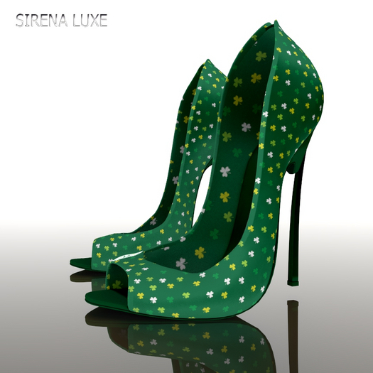 Green St Patricks Day Heels Legacy