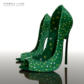 Green St Patricks Day Heels Maitreya