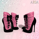 Pink Black Adela Shoes Maitreya