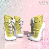 Yellow White Adela Shoes Maitreya