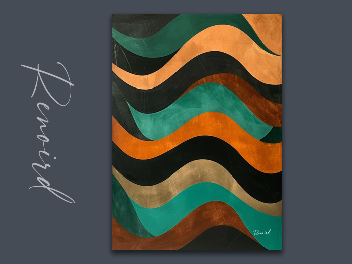 NATURE WAVES Artwork, Painting