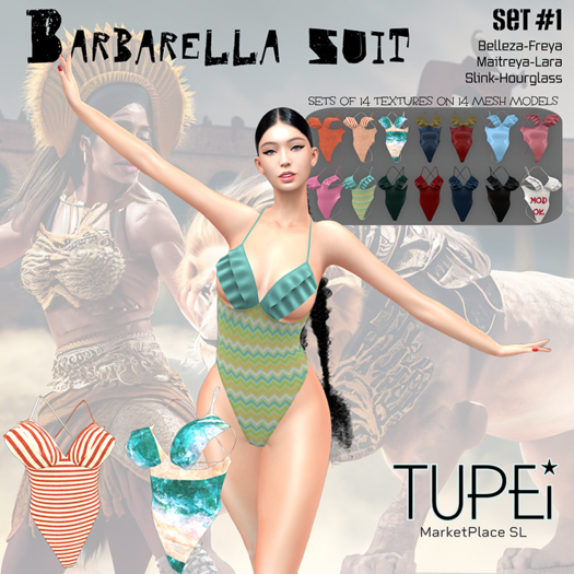TuPei  Barbarella Suit - Set #1 for Belleza-Freya