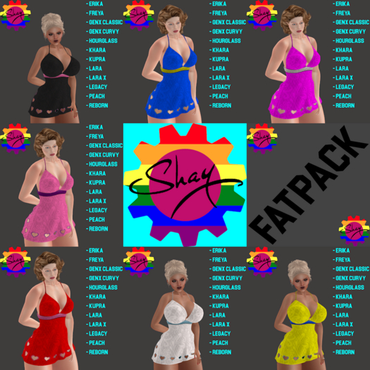 Hearts Dress Fatpack