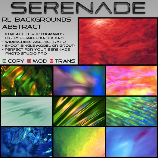 SERENADE RL Backgrounds - Abstract, photography, photo studio