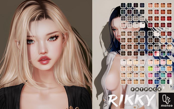 [monso] Rikki Hair /Fatpack