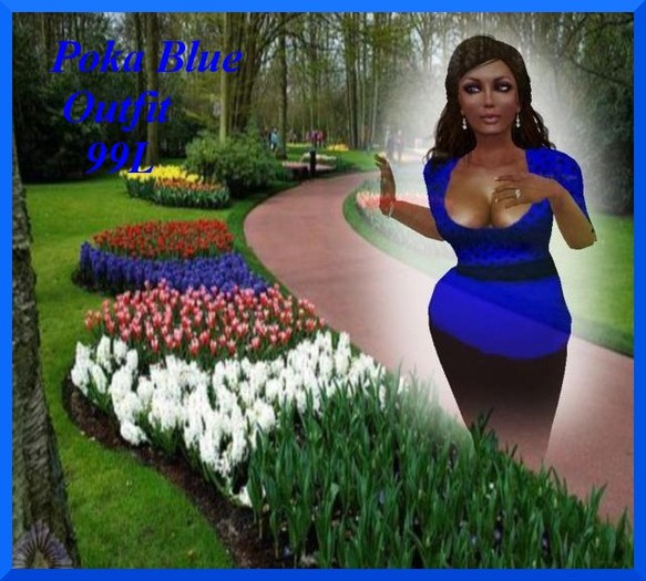 Poka Blue Outfit