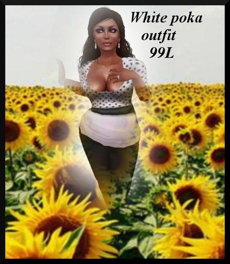 Poka White Outfit