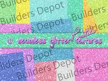 FULL PERM 13 Pastel Seamless Glitter Textures
