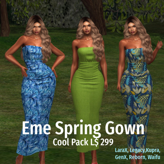 Concordia Eme Spring Gown - Cool Pack