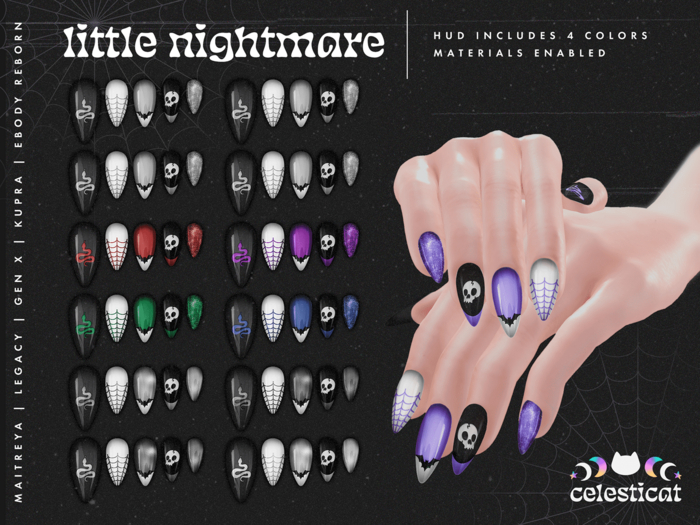 [Celesticat] Little Nightmare Nails - Ritual
