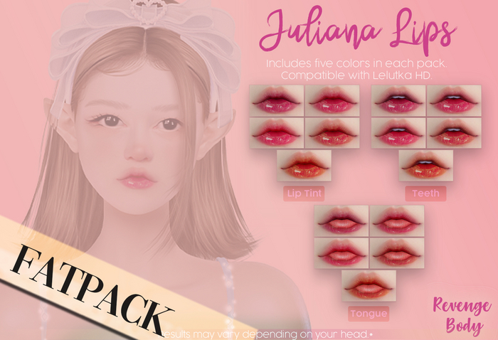 - RB - Juliana Lips FATPACK