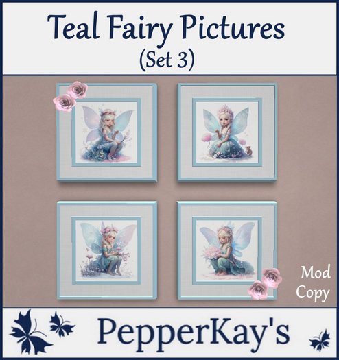 [PK] Teal Fairy Pictures - (Set 3)