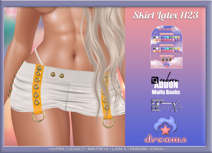 - DS - Mini Skirt Latex 1123 - FATPACK - V2: LaraX UPDATE [ADD]