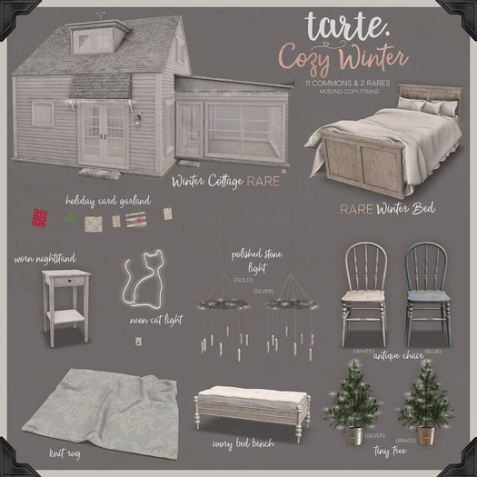 tarte. antique chair (white)