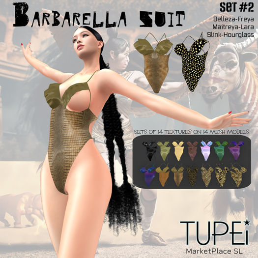 TuPei  Barbarella Suit - Set #2 for Slink-Hourglass
