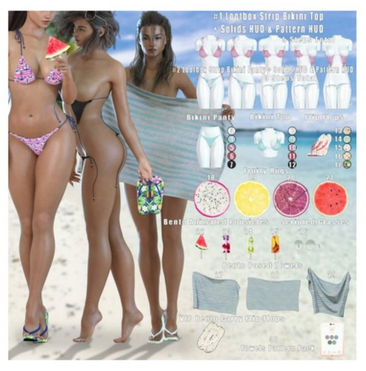 #1 *Vanilla Bae* {Beach Bae} Bikini Top - M - RARE