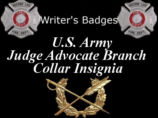 US Army Judge Advocate Branch Collar Insignia
