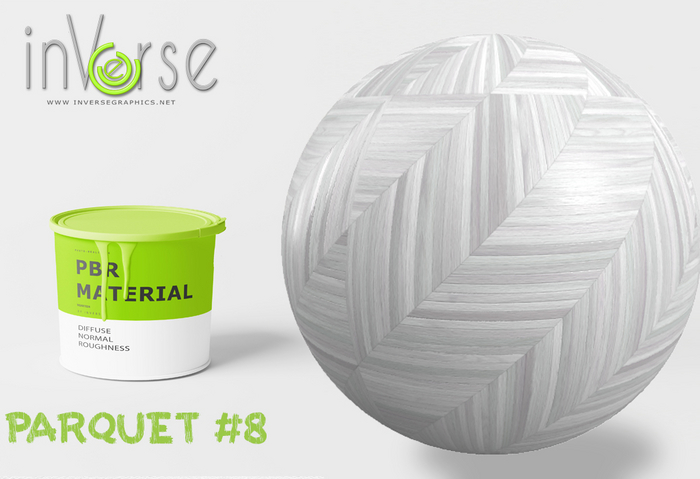 ☰ inVerse ☰ PBR Material - Parquet # 8
