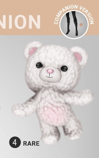 4. SEmotion Libellune Cotton Teddy Companion RARE