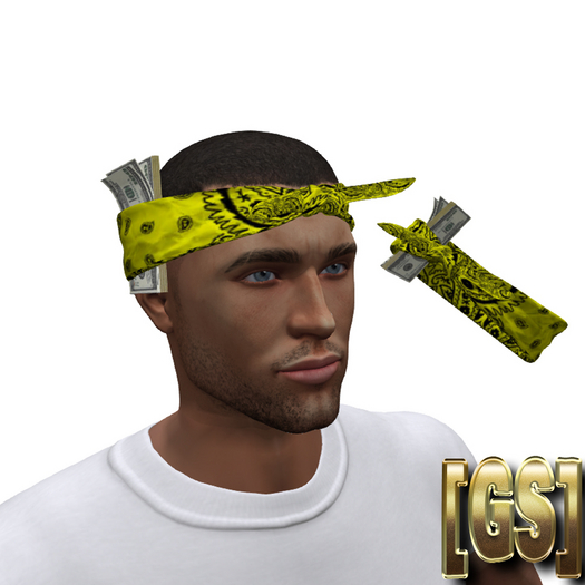 [GS] Yellow Bandana w/ stack