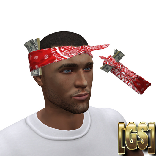 [GS] Red Bandana w/ stack