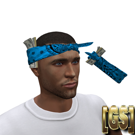 [GS] Blue Bandana w/ stack