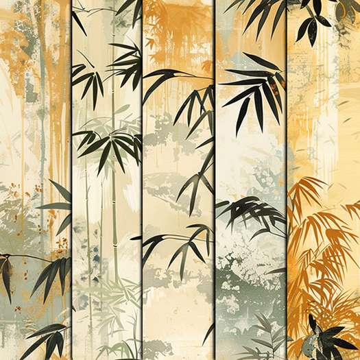 5pc Modern Bamboo stock wall seamless *Full Perm*