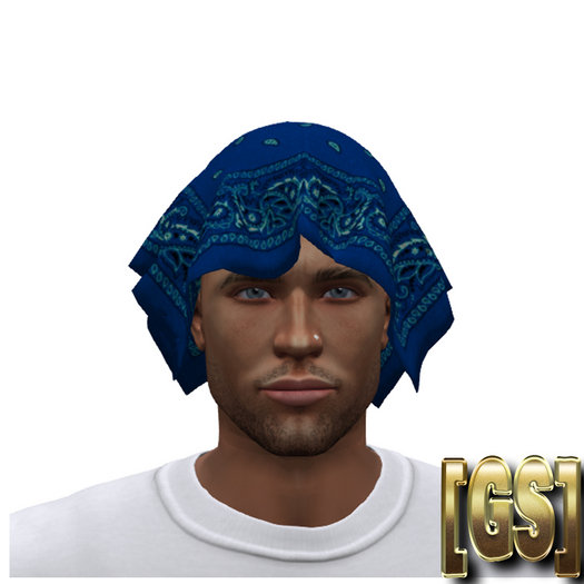 [GS] Bandana over head Blue