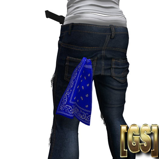 [GS] Pocket Bandana Blue