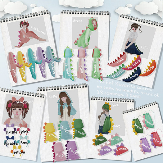 ::{u.f.o}::favorite saurus - tail - navy