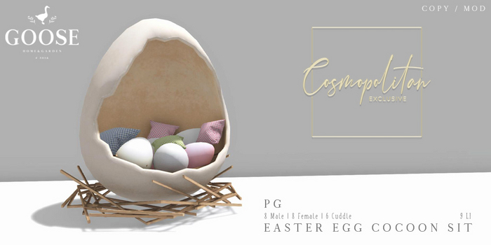 GOOSE - Easter cocoon sit PG