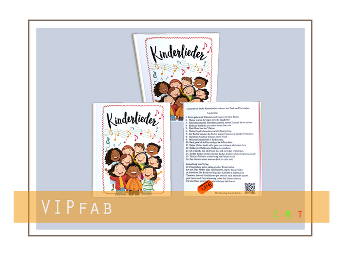 VIPfab - Buch - Kinderlieder - ( wear me )