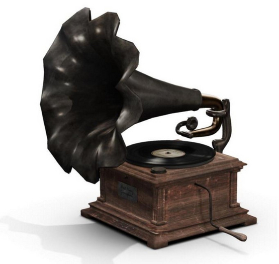 dust bunny . storybook living . gramaphone . boxed