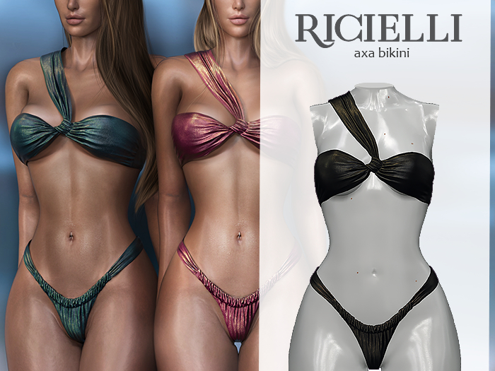 Ricielli - Axa Bikini / Black/Gold