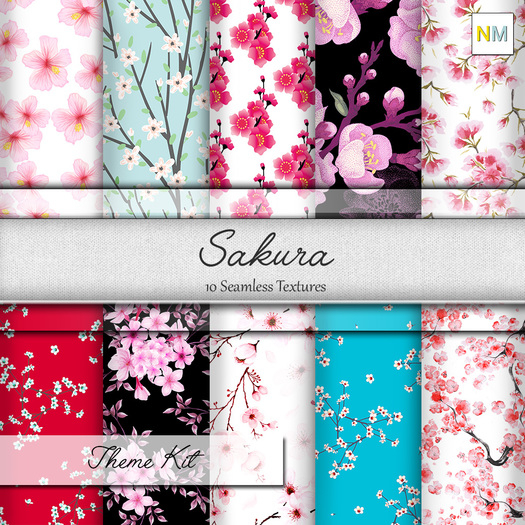 Sakura Seamless Textures NM