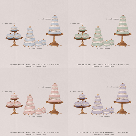 DISORDERLY. / Macaron Christmas / FATPACK
