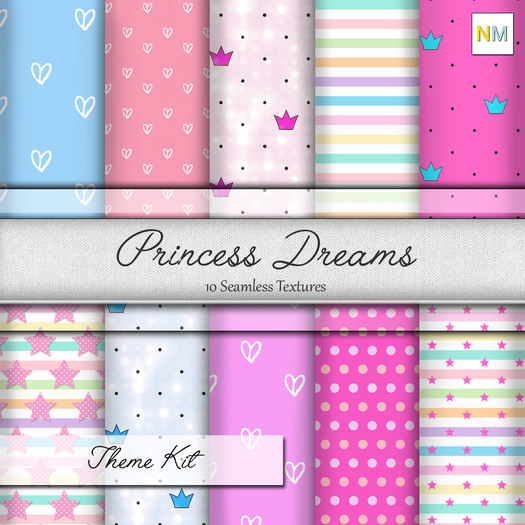 Princess Dreams Seamless Textures NM