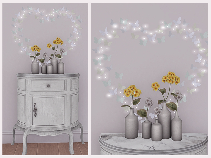 LpOca Victorian Living Set - Wall Table