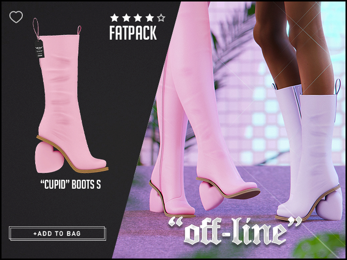 "Off-Line" x "Cupid" Boots S / Fatpack